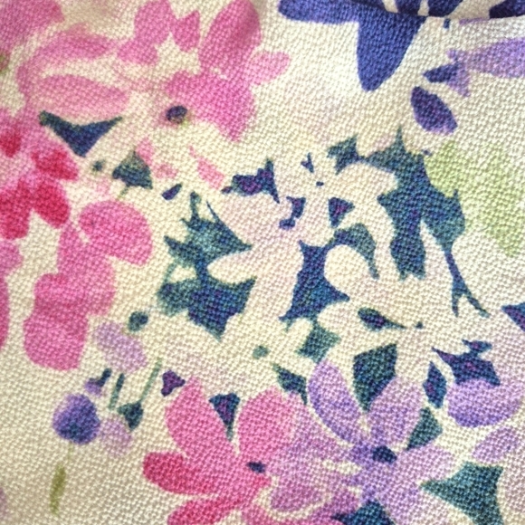 Lauren Ralph Lauren Floral Belted Bubble Crepe Dress - Size 4 - Picture 9 of 14